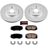 Power Stop 2010 Buick Allure Front Z17 Evolution Geomet Coated Brake Kit - CRK5334