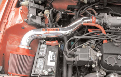 Injen 88-91 Civic Ex Si CRX Si Black Short Ram Intake *Special Order* - IS1501BLK