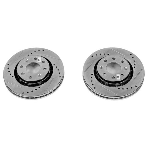 Power Stop 04-11 Chevrolet Aveo Front Evolution Drilled & Slotted Rotors - Pair - JBR1508XPR