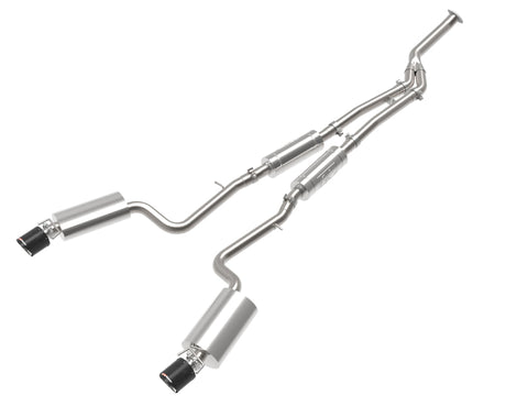 aFe POWER Takeda 16-17 Lexus IS200t L4-2.0L (t) 2.5in-3in 304 SS CB Exhaust - Carbon Fiber - 49-36059-C