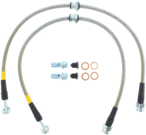 StopTech 06-12 Mitsubishi Eclipse Stainless Steel Front Brake Lines - 950.46006