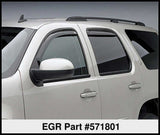 EGR 07+ Chev Tahoe GMC Yukon 07+ In-Channel Window Visors - Set of 4 (571801) - 571801