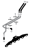 Fleece Performance 89-98 Dodge 2500/3500 5.9L 12V Cummins Replacement Heater Core Line Kit - FPE-CUMM-SSHCL-12V