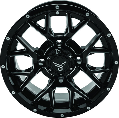 QuadBoss Barbwire 14X7 - 5+2 - 4/110 - Milled - 608573