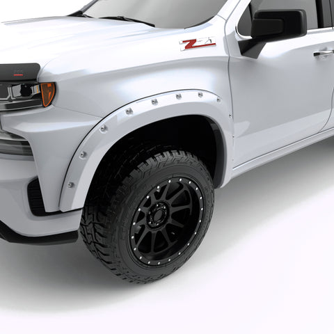 EGR 19-22 Chevrolet Silverado 1500 Summit White Traditional Bolt-On Look Fender Flares Set Of 4 - 791694-GAZ