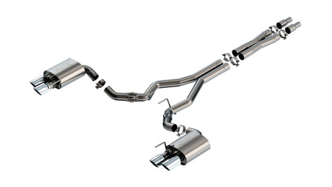 Borla 2024 Ford Mustang GT 5.0L V8 w/ Active Exhaust ATAK Cat-Back Exhaust System - 140963