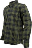 Speed and Strength True Grit Armored Motoshirt Olive/Black - Large - 609884