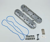 Granatelli 96-22 GM LS Tall Valve Cover w/Integral Angled Coil Mounts - Polished (Pair) - 640361