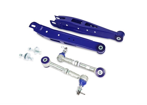 SuperPro 2013 Scion FR-S Base Rear Lower Adjustable Toe & Lower Control Arm Set - TRC0015