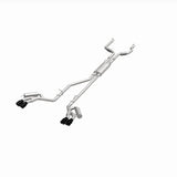 MagnaFlow 20-21 Ford Explorer 3.0L V6 Dual Exit Quad Black Chrome Tip Street Series Cat-Back Exhaust - 19515