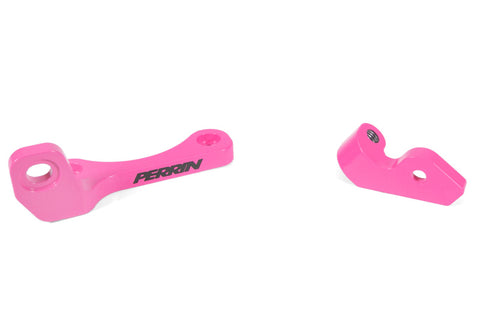 PERRIN 2022+ Subaru WRX/19-23 Ascent/Legacy/Outback Top Mount Intercooler Bracket - Hyper Pink - PSP-ITR-331HP
