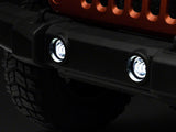 Raxiom 07-23 Jeep Wrangler JK & JL Axial Series Halo LED Fog Lights- Amber - J130812