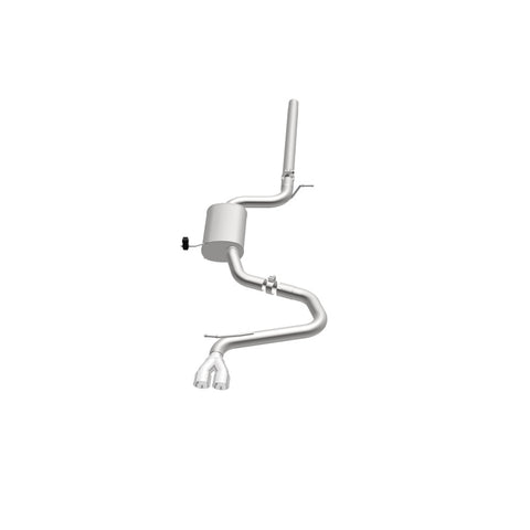 MagnaFlow Sys C/B 2015 Volkswagen Golf 1.8L 2.5in SS Dual Driver Side Exit Polished 3 Tip - 19163