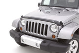 AVS 07-18 Jeep Wrangler Unlimited Aeroskin Low Profile Acrylic Hood Shield - Smoke - 322060