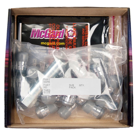 McGard SplineDrive Tuner 5 Lug Install Kit w/Tool (Cone) M12X1.25 / 13/16 Hex / 1.24in. L - Blue Cap - 65554BC