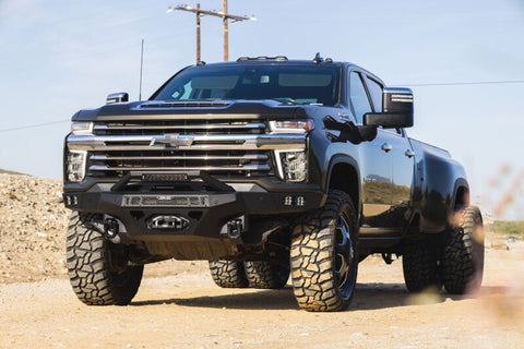 DV8 Offroad 20-23 Chevrolet Silverado 2500/3500 Spec Series Front Bumper w/ Winch - FBCS2-03