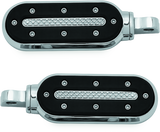 Kuryakyn Heavy Industry Pegs With Adapters Chrome - 7031