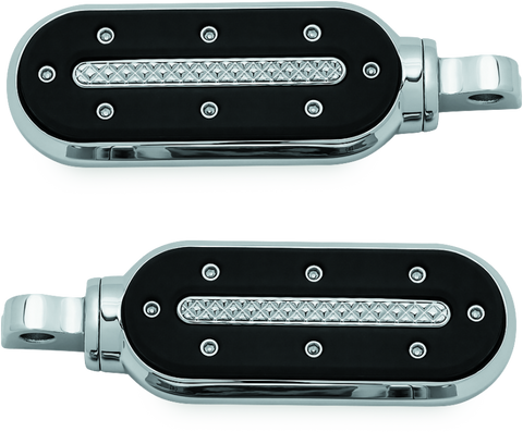 Kuryakyn Heavy Industry Pegs With Adapters Chrome - 7031