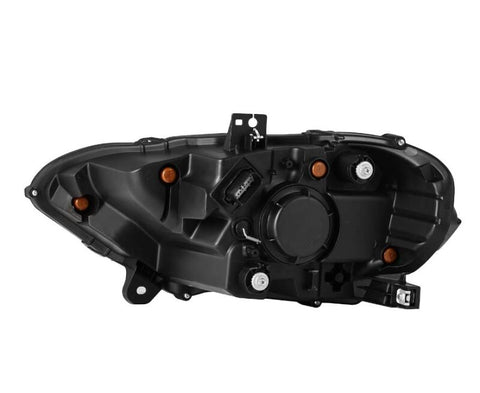 AlphaRex 18-20 Ford Mustang NOVA LED Proj Headlights Black w/Activ Light/Seq Signal/Switch DRL - 880264