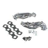 BBK 99-03 Ford F Series Truck 5.4 Shorty Tuned Length Exhaust Headers - 1-5/8 Silver Ceramic - 35180