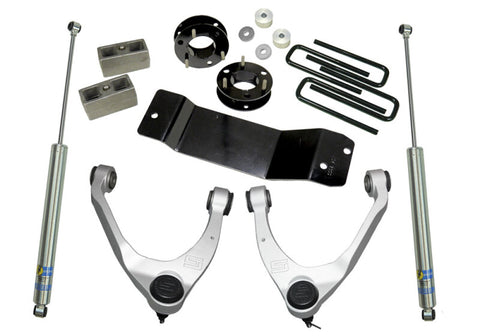 Superlift 07-16 Chevy Silv 1500 4WD 3.5in Lift Kit w/ Cast Steel Control Arms & Bilstein Rear Shocks - 3700B
