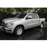 Westin 19-22 Ram 1500 Crew Cab(Excl. 19-22 Ram 1500 Classic) In Channel Wind Deflector 4pc - Smoke - 72-35407