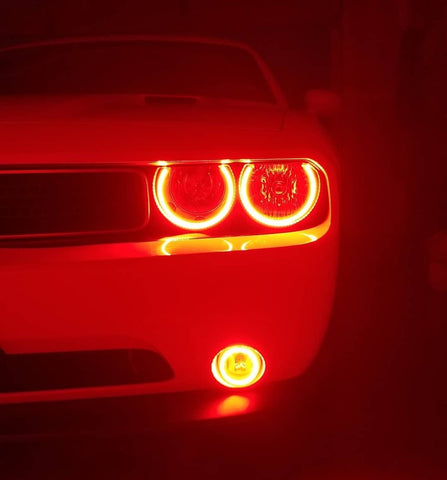 Oracle 08-14 Dodge Challenger Dynamic Surface Mount Headlight Halo Kit - - Dynamic - 1292-332
