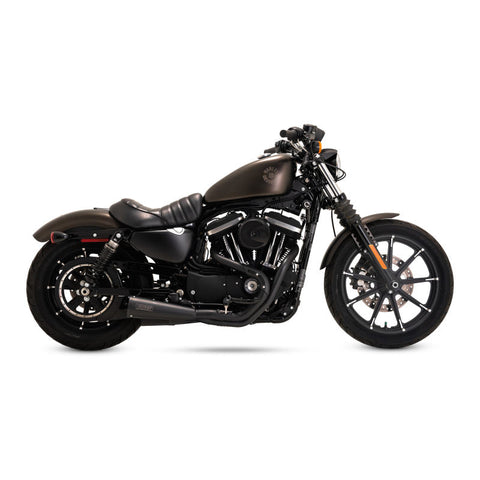 Vance & Hines 14-22 Sportsters Stainless 2-1 Upsweep Exhaust - Black - 47328
