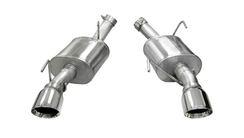 Corsa 2005-2010 Ford Mustang Shelby GT500 5.4L V8 Polished Xtreme Axle-Back Exhaust - 14314