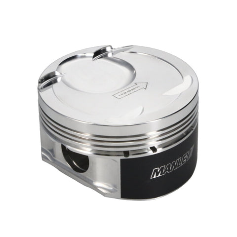 Manley Ford 3.5L Ecoboost 3.642in Bore 1.239in Comp Height -8.5cc Dish Extreme Duty Piston Set - 594800CE-6