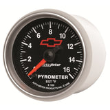 Autometer GM Full Sweep Electric 52mm 0-1600 degree F Pyrometer - 3644-00406