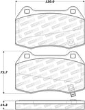 StopTech Street Brake Pads - 308.09601