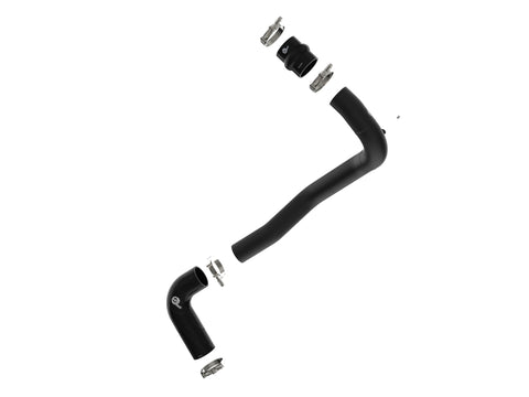 afe 08-10 Ford Trucks V8-6.4L (td) BladeRunner 3 IN Aluminum Hot Charge Pipe - Black - 46-20079-B