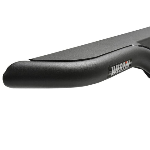 Westin 19-22 Chevrolet Silverado / GMC Sierra Crew Cab Outlaw Nerf Step Bars - Textured Black - 20-14135