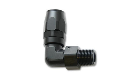 Vibrant Male NPT 90 Degree Hose End Fitting -8AN - 3/8 NPT - 26904