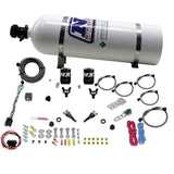 Nitrous Express 03-18 Nissan 350Z/370Z Dual Nozzle (35-150HP) w/15lb Bottle - 20716-15