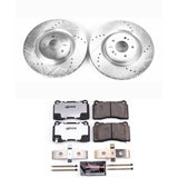 Power Stop 08-15 Mitsubishi Lancer Front Z26 Street Warrior Brake Kit - K4551-26