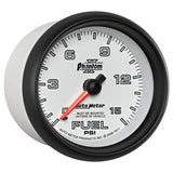 Autometer Phantom II 2-5/8in 0-15PSI Mechanical Fuel Pressure Gauge - 7811