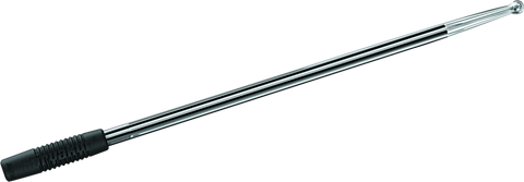 Kuryakyn Billet Antenna Round/Grooved Black & Raw - 862