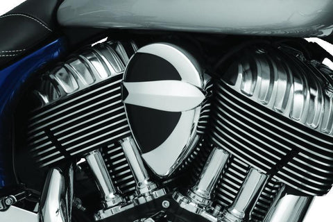 Kuryakyn Horn Cover John Shope Series Chrome - 5697
