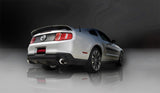 Corsa 2011-2014 Ford Mustang GT/Boss 302 5.0L V8 Polished Xtreme Axle-Back Exhaust - 14317