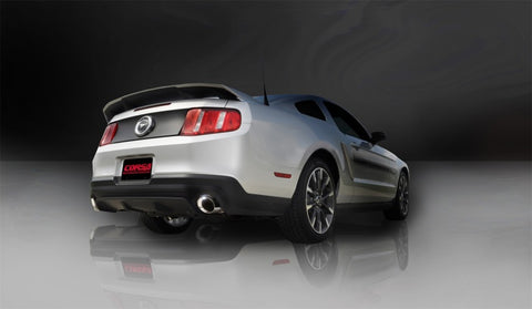 Corsa 2011-2014 Ford Mustang GT/Boss 302 5.0L V8 Polished Xtreme Axle-Back Exhaust - 14317