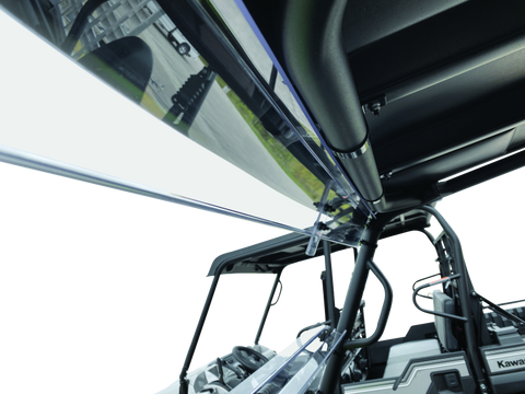 QuadBoss 16-22 Kawasaki KRF800 Teryx Windbreak Folding Windshield - 375788