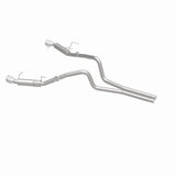 Magnaflow 2014 Ford Mustang V6 3.7L Comp Series Dual Split Rear Polished Stainless C/B Perf Exhaust - 15245