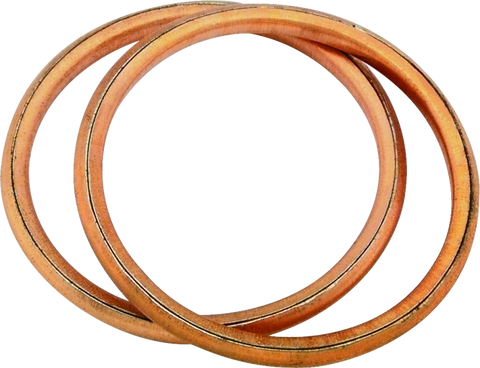 Bikers Choice 66-84 Shovelhead Choice Round Copper Exhaust Gaskets Pr - 491252
