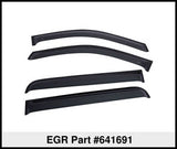 EGR 2019 Chevy 1500 Crew Cab Tape-On Window Visors - Set of 4 Dark Smoke - 641691