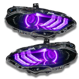Oracle 18-21 Ford Mustang DRL Upgrade w/ Halo Kit - ColorSHIFT w/ BC1 Controller - 1348-335