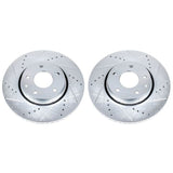 Power Stop 16-19 Mazda CX-5 Front Evolution Drilled & Slotted Rotors - Pair - JBR1745XPR