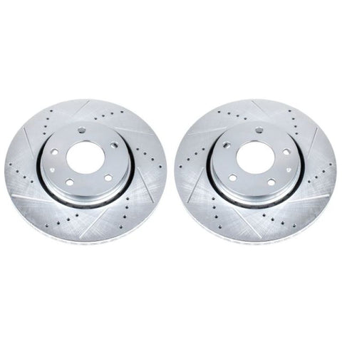 Power Stop 16-19 Mazda CX-5 Front Evolution Drilled & Slotted Rotors - Pair - JBR1745XPR