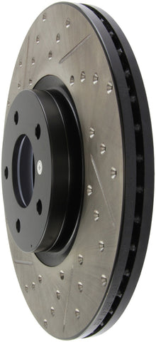 StopTech 07-09 Mazda 3 Right Front Slotted & Drilled Rotors - 127.45078R